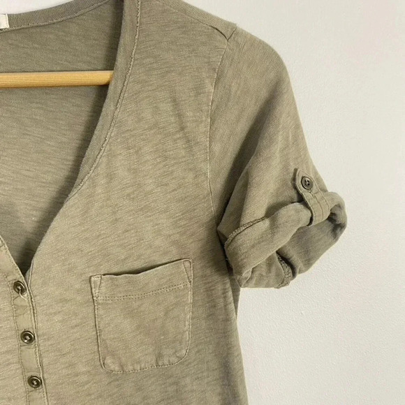 J. Crew Green T shirt Dress - Picture 4 of 14